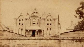 Nightingale Wing, Sydney Infirmary, Macquarie Street c1869-7481b6f59e37f73b942